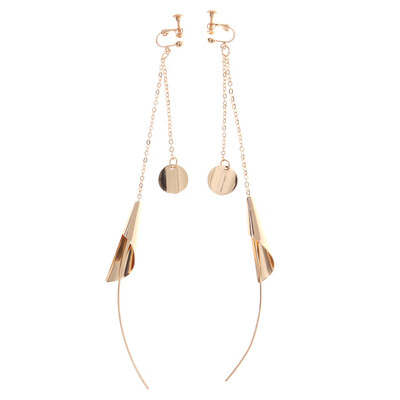 

Vintage Natural Stone Drop Earrings Retro Gold Long Ear Line Leaves Dangle Earrings Chandelier Jewelry For Women