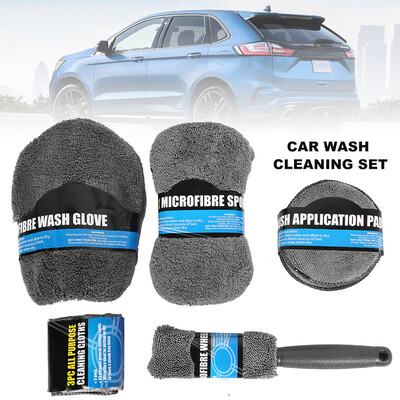 

Car Care Cleaning Set 9 Car Wash Mitt Microfibre for Car Cleaning