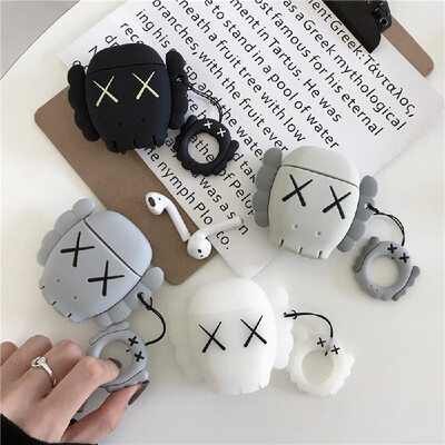

Portable Cute Cartoon 3D Pink Monkey Clamshell-Type Silica Gel Earphone Sleeve For 12 Generation Rechargeable Airpods