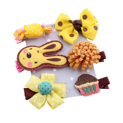 

Baby Girls Cute Cartoon Hair Clip Hairpin Toddler Kids Children Hair Accessories Headwear Hair Hoop Set