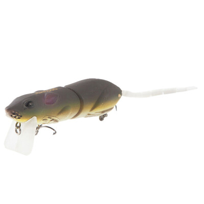 

Artificial Fishing Lure Plastic Mouse Lure Swimbait Special Tail Design Rat Fishing Bait Fishing Lure With Treble Hook