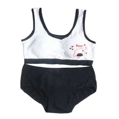 

Young Girl Training Bras Set Teenage Underwear Set Cotton Underwears Student Bra Children Bras Girl Underwear