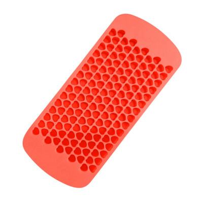 

150 grid food grade silicone ice cube heart shape fruit ice cube making machine DIY small ice cube mold kitchen accessories