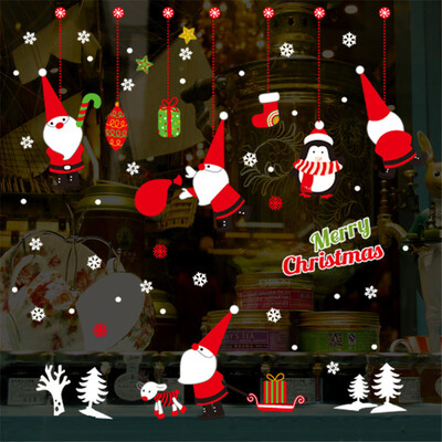 

Tailored 2019 Merry Christmas Household Room Wall Sticker Mural Decor Decal Removable