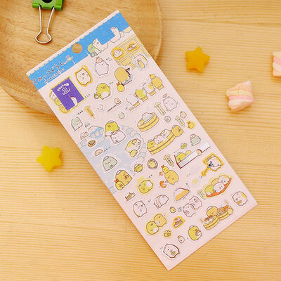 

Cute Korean Style Rabbit Stickers PVC Sticker for DIY Scrapbooking Diary Phone Kids Favor Handbook Decorative Stickers