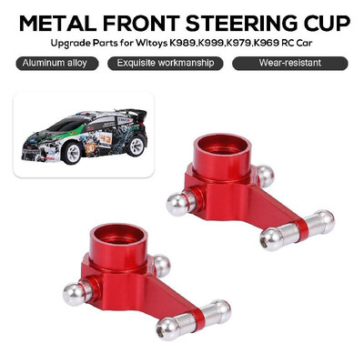 

Replacement for Wltoys K989 K999 K979 K969 RC Car Metal Rear Steering Cup Steering Hub Carrier Aluminum Upgrade Parts