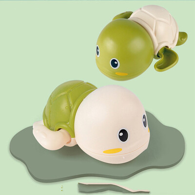 

Siaonvr New Baby Bath Swimming Bath Pool Toy Cute Wind Up Turtle Animal Bath Toys