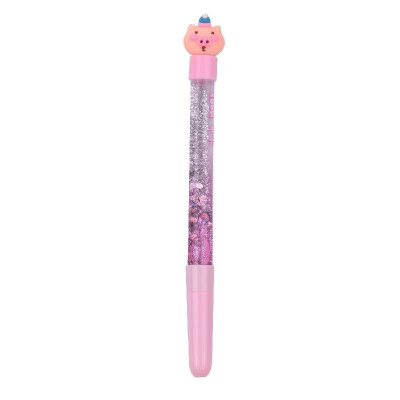 

Creative Gel Pen Lovely Quicksand Design Study Supplies Stationery Black Ink for School Students Office