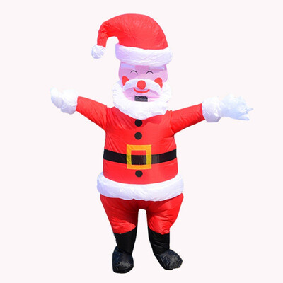 

Christmas Inflatable Santa Claus Costume Fancy Dress Cosplay Costume Christmas Halloween Carnival Performing Costumes festive