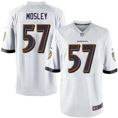 

Youth Football Jersey Baltimore Ravens CJ Mosley White Game Jersey