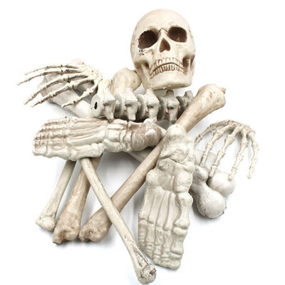 

Halloween Decorations Horror artificial Halloween Skeleton for Halloween Party Artificial Skull deco Halloween