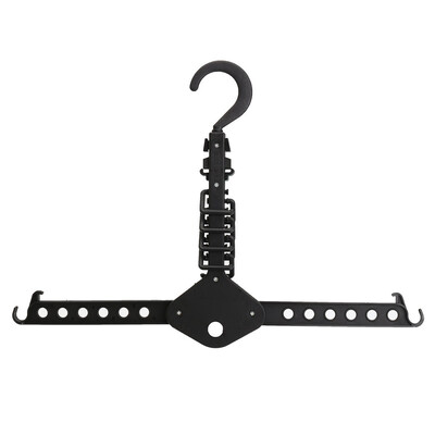 

Multi-Functional Dual Hanger Folding Clothes Drying Hanger Clothing Drying Rack Home Storage Products