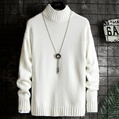 

Toponeto New style For Men Autumn And Winter Fashionable Pure-Color Pullover Sweater