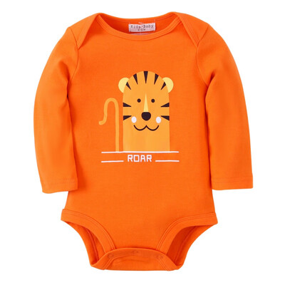 

Autumn Infant Baby Boy Bodysuit 6M-24M Long Sleeve Cartoon Print Kids Jumpsuit 6 Colors Hot Newborn Toddle Baby Boy Bodysuit