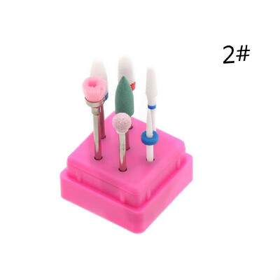 

7Pcs Professional Nail Art Grinding Head Dead Skin Removal Head Nail Polishing Accessories