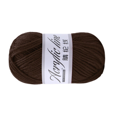 

Gobestart 50g Chunky Wool Roving Scarf Knit Wool Yarn Thickness Warm Hat Household A