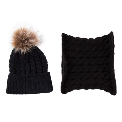 

Baby Hat For Girls Boys Winter Warm Baby Accessories Set Beanie CapsScarfs Baby Cap Suit