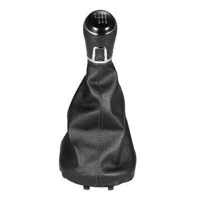 

6 Speed Gear Knob Shift Stick Gaiter Cover Replacement for VW Golf 5 6 110mm Hole Diameter