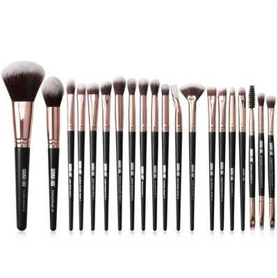 

20pcs Eye Makeup Brushes Kit Smudge Foundation Blush Brush Lip Eyeshadow Eyelash Eyebrow Brush Set Cosmetic