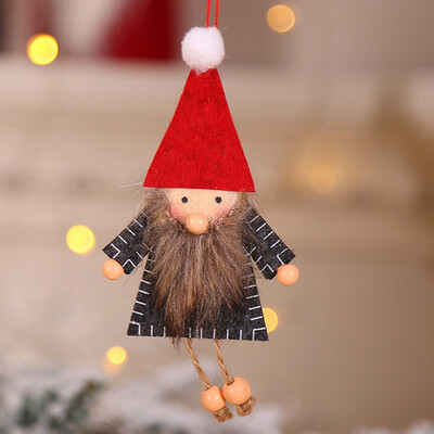 

guangxichuangshengxinfu Christmas Angel Plush Doll Toy Christmas Tree Pendants Ornaments Home Decoration