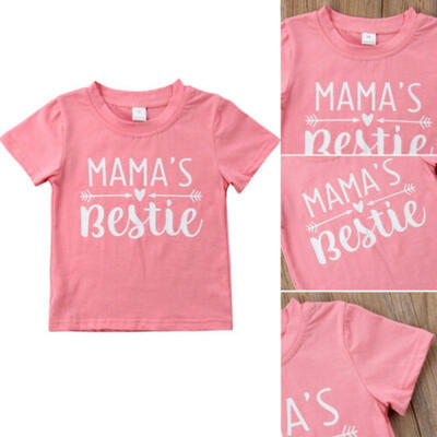 

UK Kids Girls Baby Short Sleeve Summer T-shirt Tees Toddler T Shirt Tops Clothes
