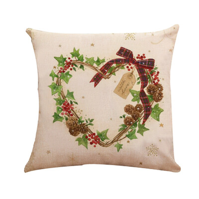 

Tailored Christmas Christmas Cushion Cover Throw Pillow Case Sofa Bed Home Decor