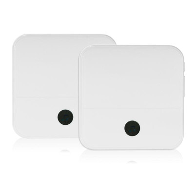 

2PCS EU Wireless Doorbell Chime With LED 4 Levels Volume 52 Ringtones Compatible with Smart Video Doorbell