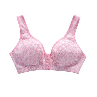 

2019 Women BC Cup Push Up Bra Mother Models Wireless Underwear Bras Front Button Type Closure Lingerie Intimates Tops