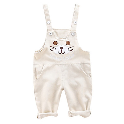 

Children overalls Autumn Spring Baby Boy Pants Kids Clothes Cotton Cartoon Pattern Pants Trousers