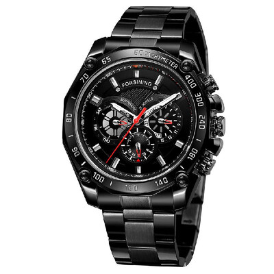 

FORSINING 427 Mechanical Men Watch 10 Meter Waterproof Luxury Business Wristwatch Date Week 24 Hours Sport Military Luminous Watch