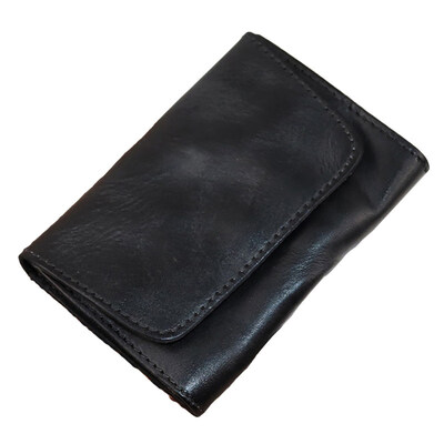 

Retro Men Multipurpose Cowhide Leather Cash Card Coin Holder Short Wallet Purse