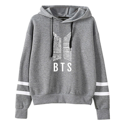 

Herqw61 Womens Girls Kpop BTS Print Fans Hoodie Hip Hop Pullover Sweatshirt Jung Kook Jimin Suga V