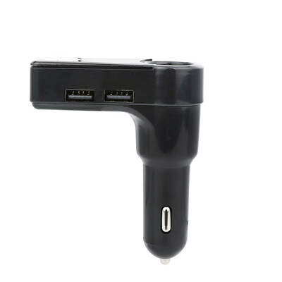

〖Follure〗G7S-2 Handsfree Car FM Cigarette Lighter Socket Splitter DC12V Dual USB Charger