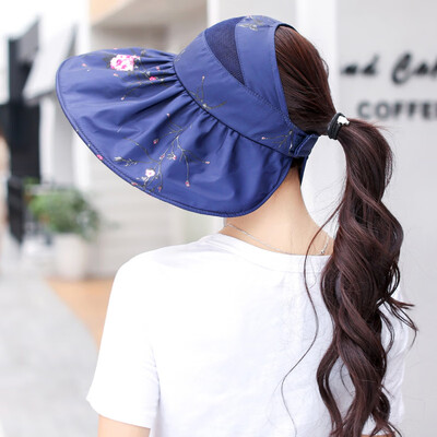 

Sun hat female sun protection outdoor summer Korean hat sun hat UV protection folding fashion Beach Hat