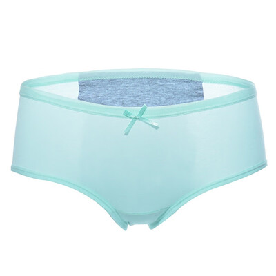 

Women Briefs Plus Size Solid Color Menstrual Period Ladies Seamless Physiological Leakproof Underwear