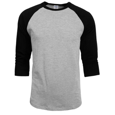 

New 2018 Summer Spring Autumn Men O-Neck 100 Cotton T-shirt Mens Casual 34 Sleeve Tshirt Raglan Jersey Shirt