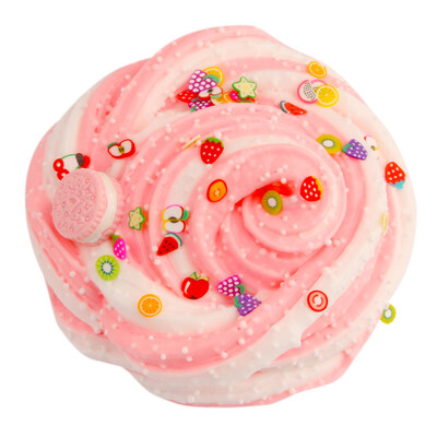 

〖Follure〗Fluffy Biscuits Fruit Fluffy Slime Scented Stress Relief Sludge Toy Kids Adults