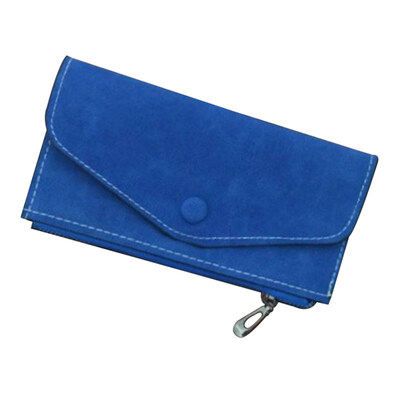 

Womens Girls Trendy Slim Matte Faux Leather Simple Long Envelope Wallet Party
