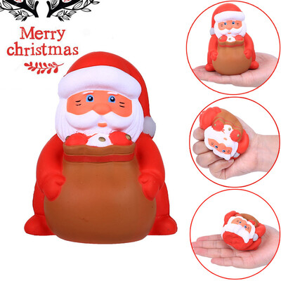

YIWULAStress Reliever Christmas Santa Claus Scented Super Slow Rising Kids Squeeze Toy