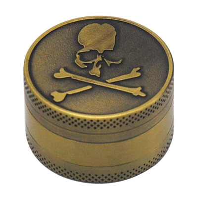 

3-Part Zinc Alloy Metal Herb Grinder Mills Tobacco Spice Weed Grinder Crusher With Free Scraper