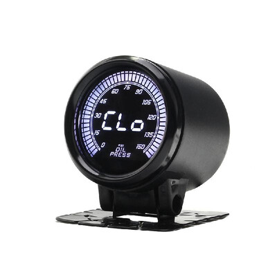 

0-150PSI Pressure Meter Monitor Included Gauge Pod 18NPT Electrical Sensor Design 52mm LED Display 10 Colors Oil Press Gauge