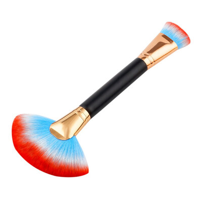 

GUJHUI Brand Double Head Professional Multifunction Cosmetics Eyeshadow Facial Foundation Blush Nose Smudge Face Blusher