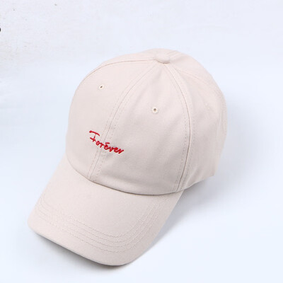 

The new Korean version of embroidery letters curved brim Cap male outdoor retro baseball cap couple hip hop Cap student tide