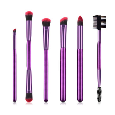 

6Pcs Eye Makeup Brush Set Eyeshadow Brush Eyelash Brush Eyebrow Comb Cosmetic Tools 2019 Waterproof Makeup Easy to use