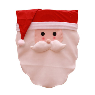 

New Christmas Decoration Chairs Set Old Man Snowman Restaurant Scene Dress Up Christmas Party Supplies Cute Funny Festive
