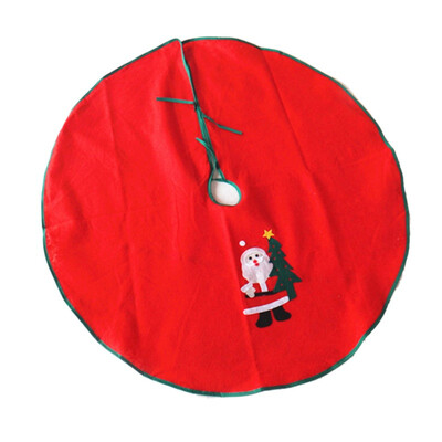 

60cm 80cm 90cm Santa Claus Tree Skirt Christmas Tree Skirts XMAS Tree Decoration Merry Christmas Supplies Snowman Tree Skirt