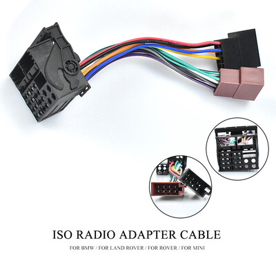 

12-104 ISO Radio Adapter for BMW for LAND ROVER for ROVER Wiring Harness Connector Lead Loom Cable Plug Adaptor Stereo