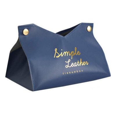 

Leather Tissue Box Facial Tissue Holder Home Office Car Napkin Dispenser Toilet Paper Case