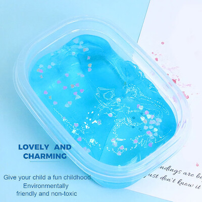 

Siaonvr 280ml DIY Crystal Foaming Clay With Sequins Accessories Slime Kids Clay Toy