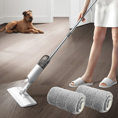 

Gobestart Floor Water Spray Quick Mop With Microfiber Reusable Pad 360 Degree Mop Handle